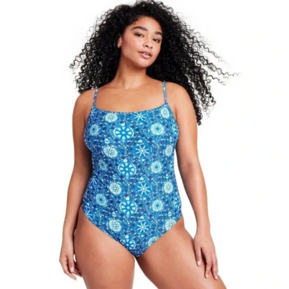 RHODE x Target Zinnia Floral Print One-Piece Swimsuit, XL NWT - Picture 1 of 7